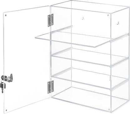 Acrylic Display Case with Lock – Acrylic Storage Chest by KaloTidy