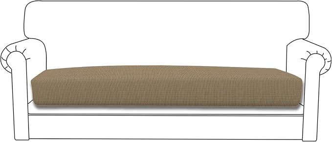 Easy-Going Stretch 1 Piece Oversized Couch Cushion Cover by Easy-Going