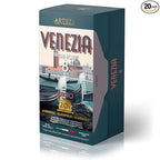 Artuzzi I Compatible Coffee Pods for Nespresso Original Machines I Venezia Lungo Coffee Capsules I Aluminum & Recyclable I Fine Italian Dark Roast Espresso Pods