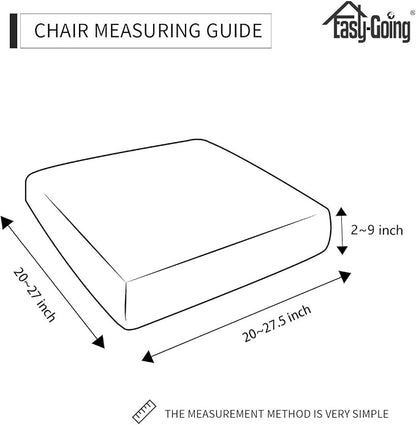 Easy-Going Stretch 1 Piece Chair Couch Cushion Cover - Image 5