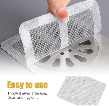 Disposable Hair Drain Stickers, Upgrade Disposable Shower Drain Cover Hair - Image 5