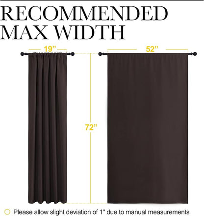 NICETOWN Blackout Curtain Panels 72 inches - Image 7