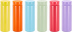10oz Mini Water Bottle Stainless Steel Thermos Small Flask - Insulated Vacuum, Leak Proof, Keeps Drinks Hot/Cold - Ideal for Coffee, Tea, Water-6PC