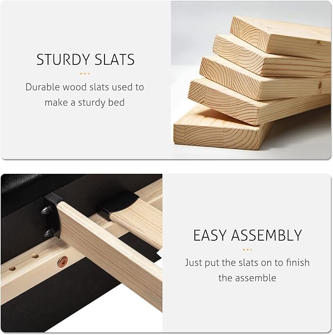 SHA CERLIN King Size Bed Frame - Image 5