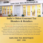 Sancha Tea Boutique, Cardamom Masala Chai, 25 Pyramid Tea Bags, Premium Assam Black Tea with Real Cardamom, Authentic Spiced Chai Latte, No Artificial Flavours