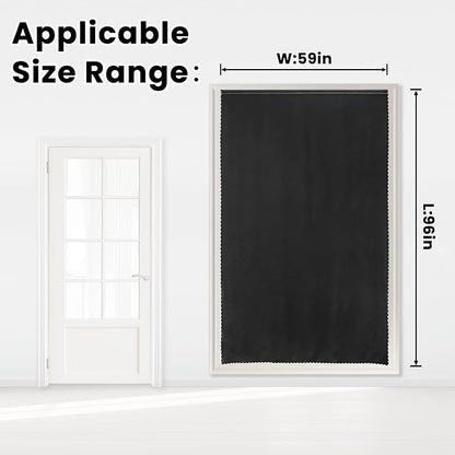 Adhesive Blackout Curtains- Self Stick Curtain No Rod Needed Easy to Hang - Image 7