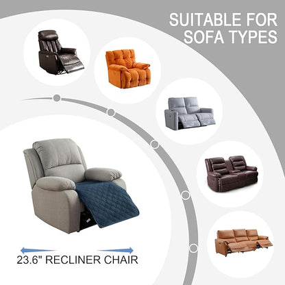 Genina Waterproof Recliner Chair Covers, Recliner Cover - Image 2