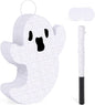 Ghost Pinata Halloween Pinata with Stick and Blindfold Holidays Decorations for Halloween Party Supplies Kids Birthday Game Parties Ghost Themed Fillable