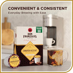Don Francisco's Cinnamon Hazelnut Flavored Coffee - 72 K-Cup Compatible Single-Serve Pods - 100% Arabica - Compatible with Keurig Brewers