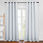 NICETOWN Greyish White Curtains 96 inches Long, Grommet Thermal Insulated by NICETOWN