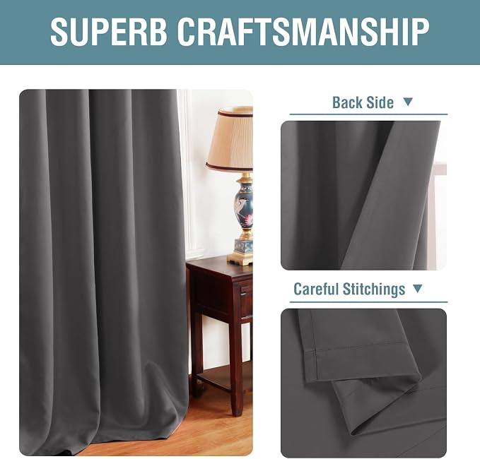 H.VERSAILTEX Blackout Curtain for Living Room Thermal Insulated Window - Image 3