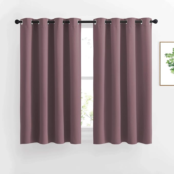 NICETOWN Blackout Small Window Curtains 54 inches Length by NICETOWN