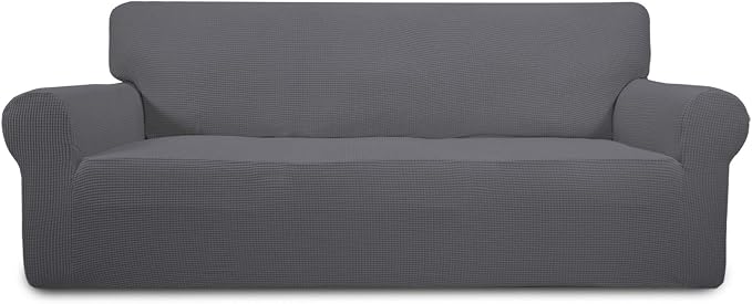 Easy-Going Stretch Oversized Sofa Couch Slipcover Washable Gray | 1-Piece Extra by Easy-Going