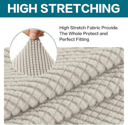 Turquoize Stretch Sofa Slipcover 2 Pieces Sofa Cover Couch Cover - Image 5