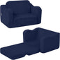 MeMoreCool Toddler Corduroy Chair – 2-in-1 Foldable Sofa Bed, Lightweight & by MeMoreCool