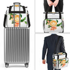 Coffee Latte Art Leaves Coffee Maker Carrying Bag, Coffee Machine Travel Storage Tote Bag Compatible with K-Mini or K-Mini Plus, Portable Single Serve Coffee Brewer Case with Pockets for K-Cup Pods