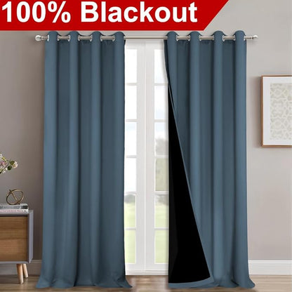NICETOWN 100% Blackout Curtains - Image 2