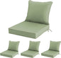 22x22 Inch Patio Chair Cushions Set of 4, Outdoor Furniture Cushions by Unknown
