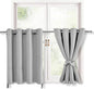 Blackout Curtains for Bedroom, 52 x 30 Inch, 2 Panels | Thermal Insulated & by Hiasan