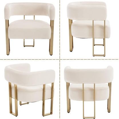 Barrel Accent Chair, Living Room Side Chair - Image 9