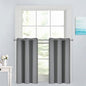 Yakamok Grey Room Darkening Window Curtains 42x36 Inch by Yakamok