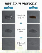 AMOAMI-Coffee Mat Hide Stain Rubber Backed Absorbent Dish Drying Mat for Kitchen Counter-Coffee Bar Accessories Fit Under Coffee Maker Coffee Machine Coffee Pot Espresso Machine Dish Rack