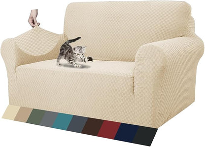 ZNSAYOTX 1 Piece Jacquard Couch Covers by ZNSAYOTX