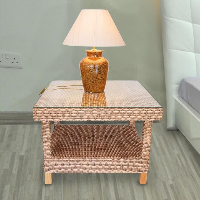 Dulles Glass 10 inch Square Glass Table Top - Image 2