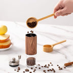 Wooden Coffee Scoop Small Long Handle Measuring Scoop for Jars and Containers