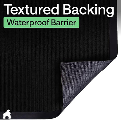 GORILLA GRIP Waterproof Traffic Guard Door Mat, 2 Pack Indoor Outdoor Durable - Image 6