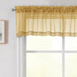 Gold Valances for Windows, Modern Solid Mini Small Window Curtains for Cafe by WelvetBLK