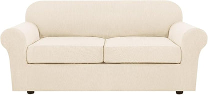 H.VERSAILTEX 3 Piece Stretch Sofa Covers by HVERSAILTEX