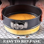 7 Inch Springform Pan for Instant Pot 6, 8 Qt Pressure Cooker 50Pcs Parchment Paper Baking Mold Round Leakproof Nonstick Removable Bottom Bakeware for Cake Cheesecakes Pizza and Quiches Accessories