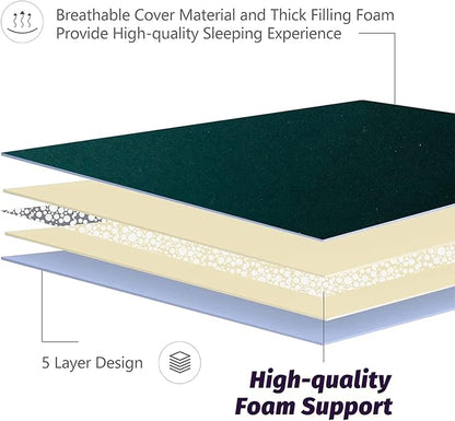 MAXYOYO Japanese Floor Mattress Futon Mattress, Thicken Sleeping Pad Foldable - Image 3