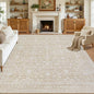 Area Rugs 9x12 Living Room: Bedroom Washable Carpet Natural Beige | Large by Luxturiy