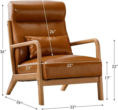 ANJ Mid Century Modern Accent Chair - Image 2