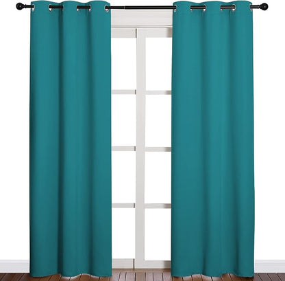 NICETOWN Room Darkening Curtains 84 inch Length 2 Panels, Thermal Insulated - Image 2