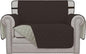 Easy-Going Reversible Couch Cover, Chair 30 in, Chocolate/Beige | Machine by Easy-Going