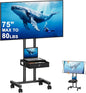 Hayexiha Rolling TV Stand with Drawer by Hayexiha