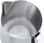 SIKEMAY Milk Frothing Pitcher Cup, 32oz/900ML Milk Frother Cup Stainless Steel Steaming Pitcher Milk Jug Coffee Latte Art Cappuccino Espresso Machine Accessories for Barista Steam Pitchers Tools