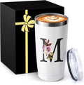 20 Oz Insulated Coffee Cup with Lid Car Tumbler Travel Mug Women Wife Husband Happy Birthday Wedding Romantic Gift Best Cool Day Personalized Unique Special Cute Custom Christmas Xmas Valentines Ideal