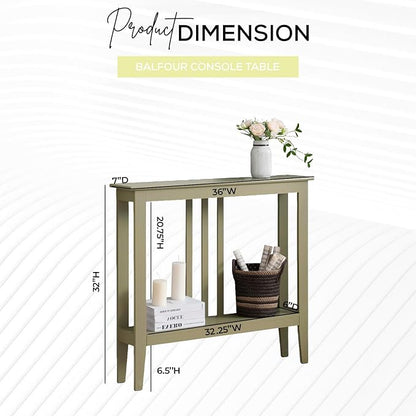 Kings Brand Furniture Narrow Console Table - Image 2