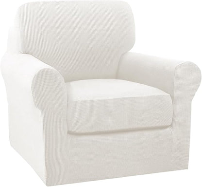 Turquoize 2 Piece Chair Covers Armchair Slipcovers by Turquoize