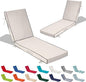 72x21x4in Lounge Cushions for Outdoor Furniture, Outdoor Lounge Chair Cushions by Odsiikly