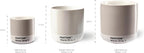 Copenhagen Design Pantone Latte Cup - Double Wall Thermo - Cappuccino Handleless Mug - 7.44oz/220ml, Light Pink 182