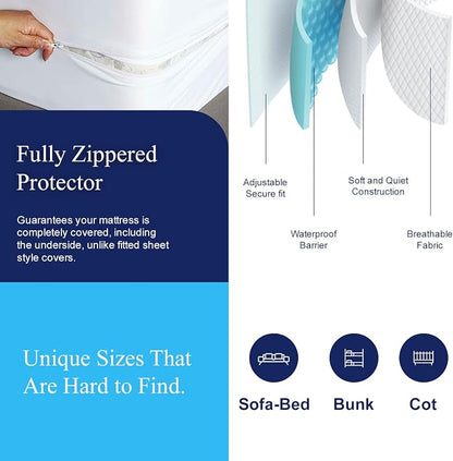 Allersoft| Queen Sleeper Sofa Mattress Cover - Image 4