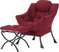 Tiita Lazy Chair with Ottoman, Comfy Leisure Sofa Armchair with Ottoman by TiitaHome