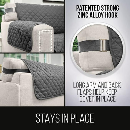 Sofa Shield® Couch Slip Covers for Dogs, Reversible Furniture Protector - Image 4