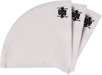 (3-PACK) ATHIA coffee filter for Hario V60 size01, 100% Cotton Reusable Cone Shape Cloth Filter, 3-pack for 1-2 Cup Small Pour-over Drippers, Eco-friendly Alternative to Paper Filters