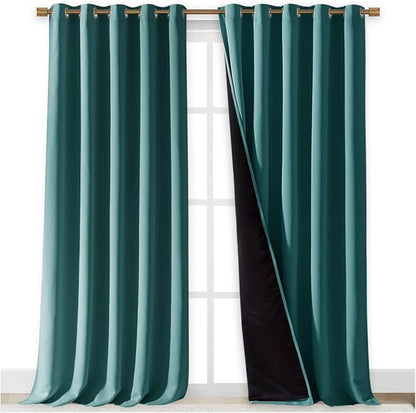 NICETOWN 100% Blackout Blinds, Laundry Room Decor Window Treatment Curtains - Image 2